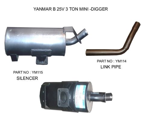 aftermarket yanmar mini excavator mufflers|Parts for Yanmar mini.